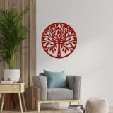 Beautiful Tree Design in Circle Premium Quality Wooden Wall Hanging