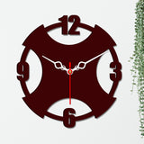 Brown Color Wooden Wall Clock