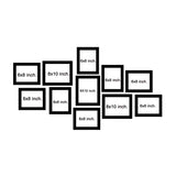 Classic Photo Frame Wall Hanging Set of Eleven