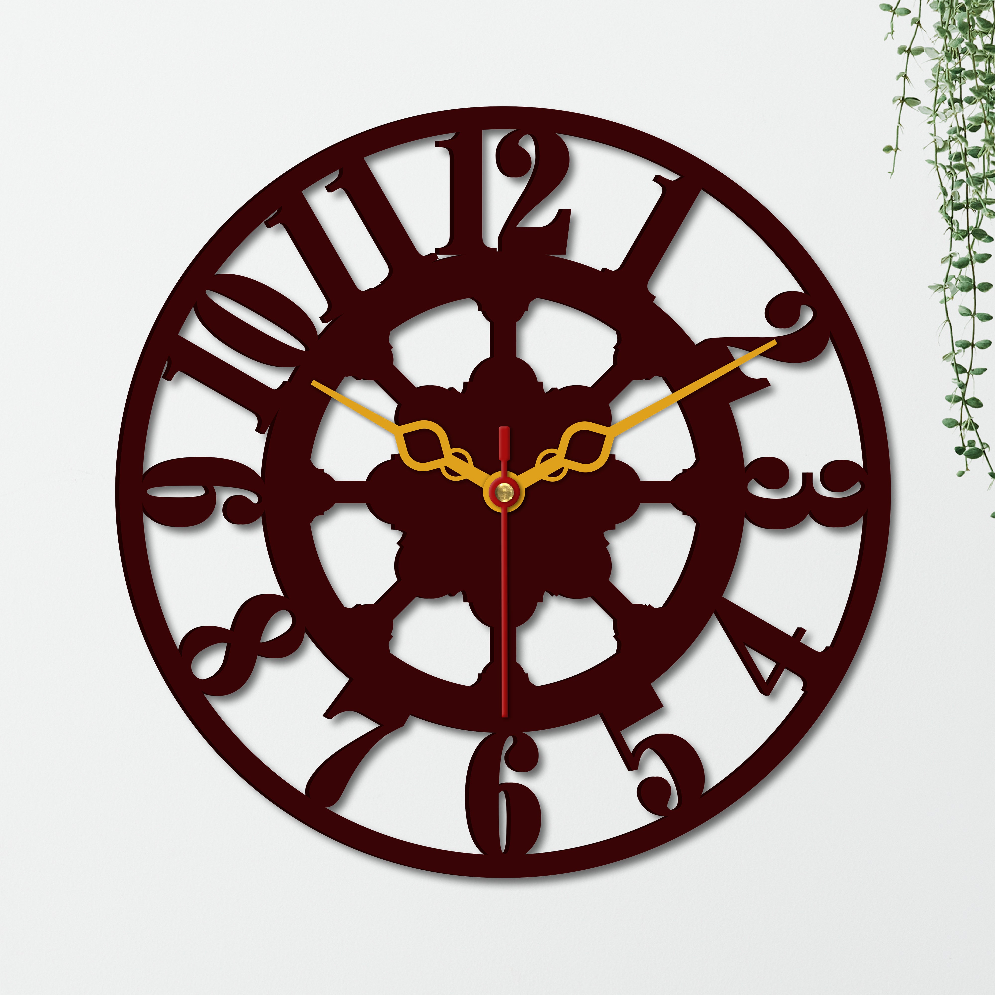 Classic Style Wooden Wall Clock