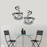 Coffee Cups High Quality Wall Sticker