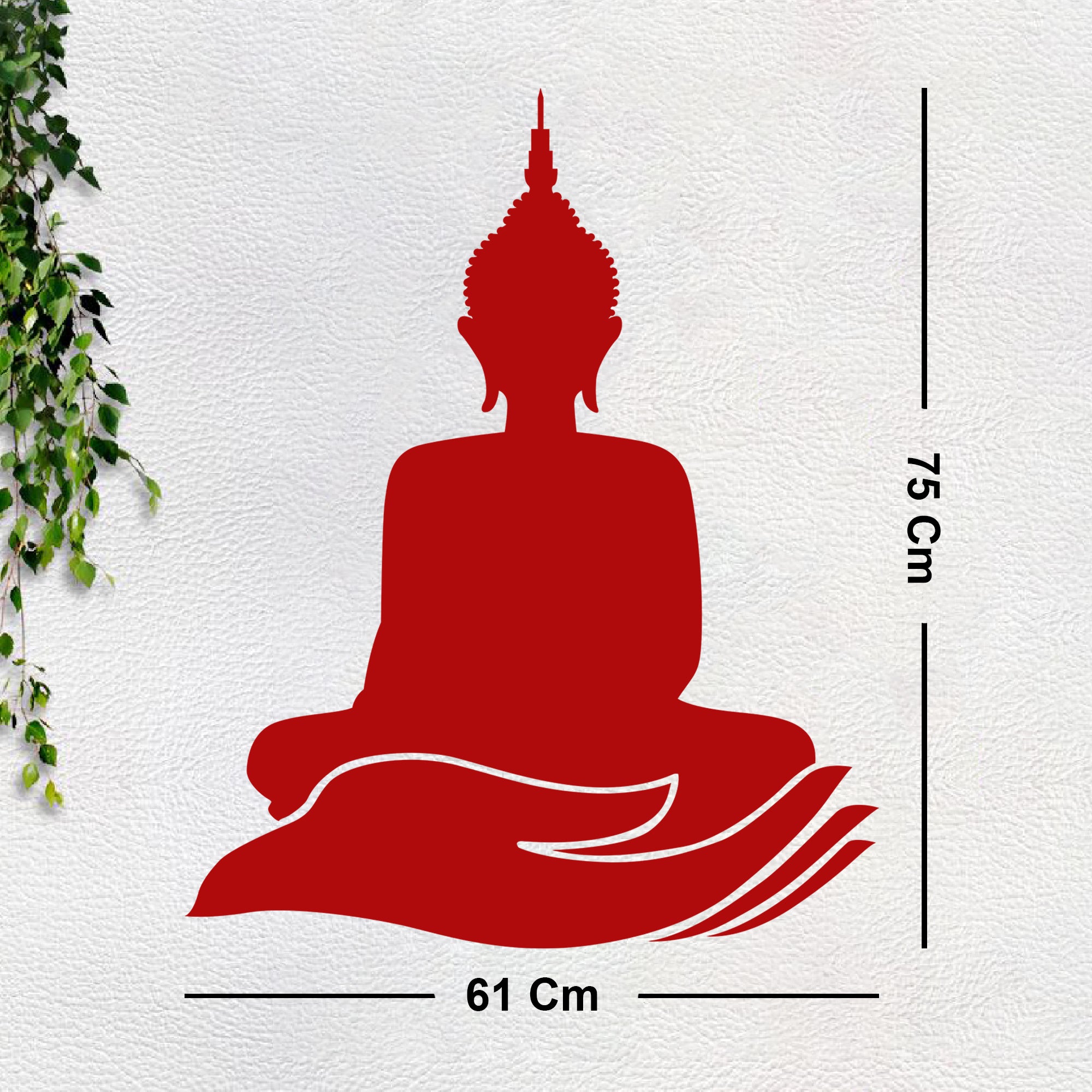 Divine Lord Gautam Budhha Premium Quality Wall Sticker