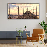 The Blue Mosque Premium Floating Frame Islamic Wall Painting