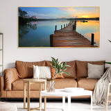 Sunset Floating Wall Painting
