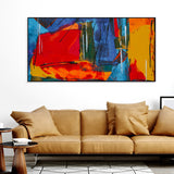 Abstract Various Colorful Floating Frame Wall Painting