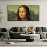 Famous Mona Lisa Floating Canvas Wall Painting