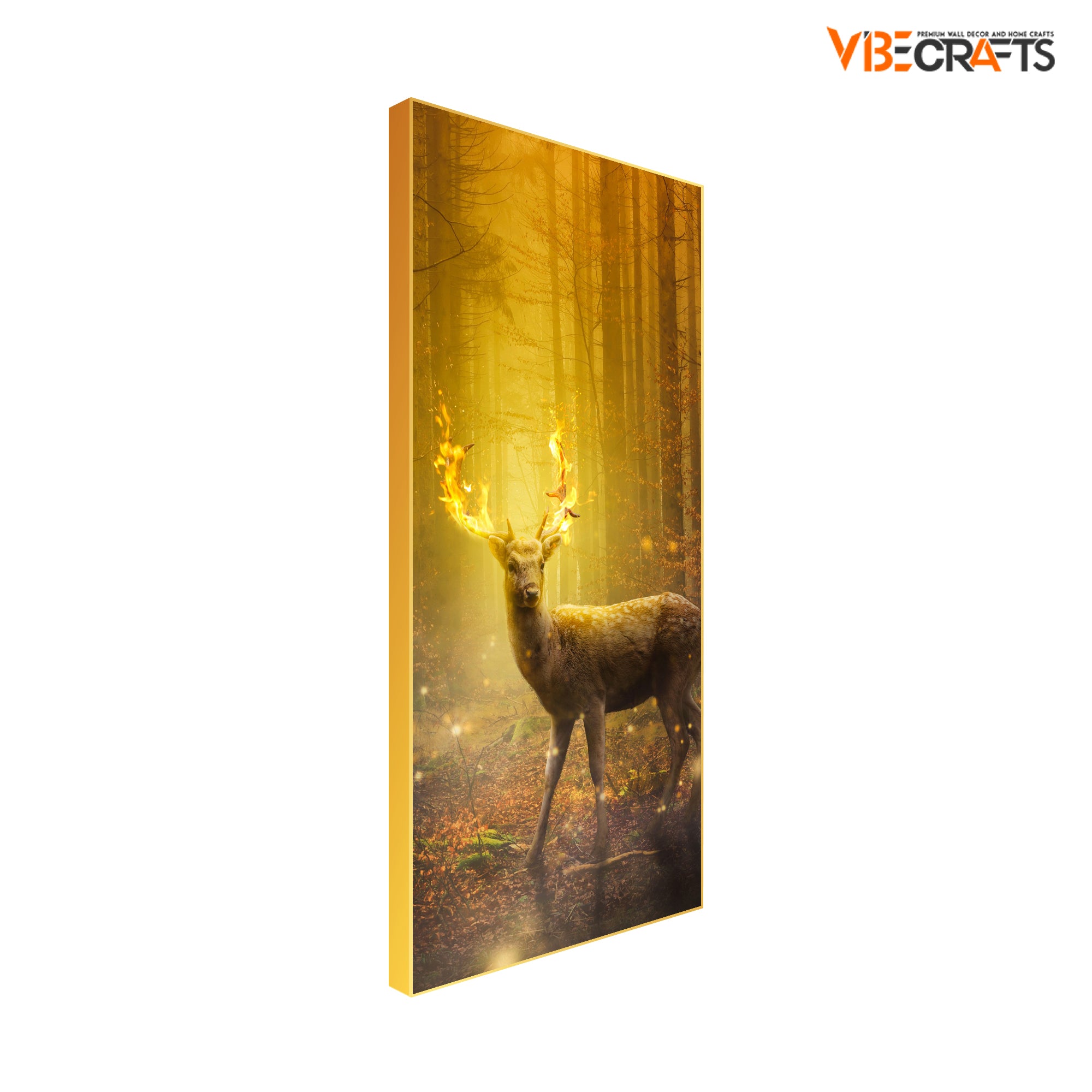 Fantasy Deer Floating Canvas Wall Painting