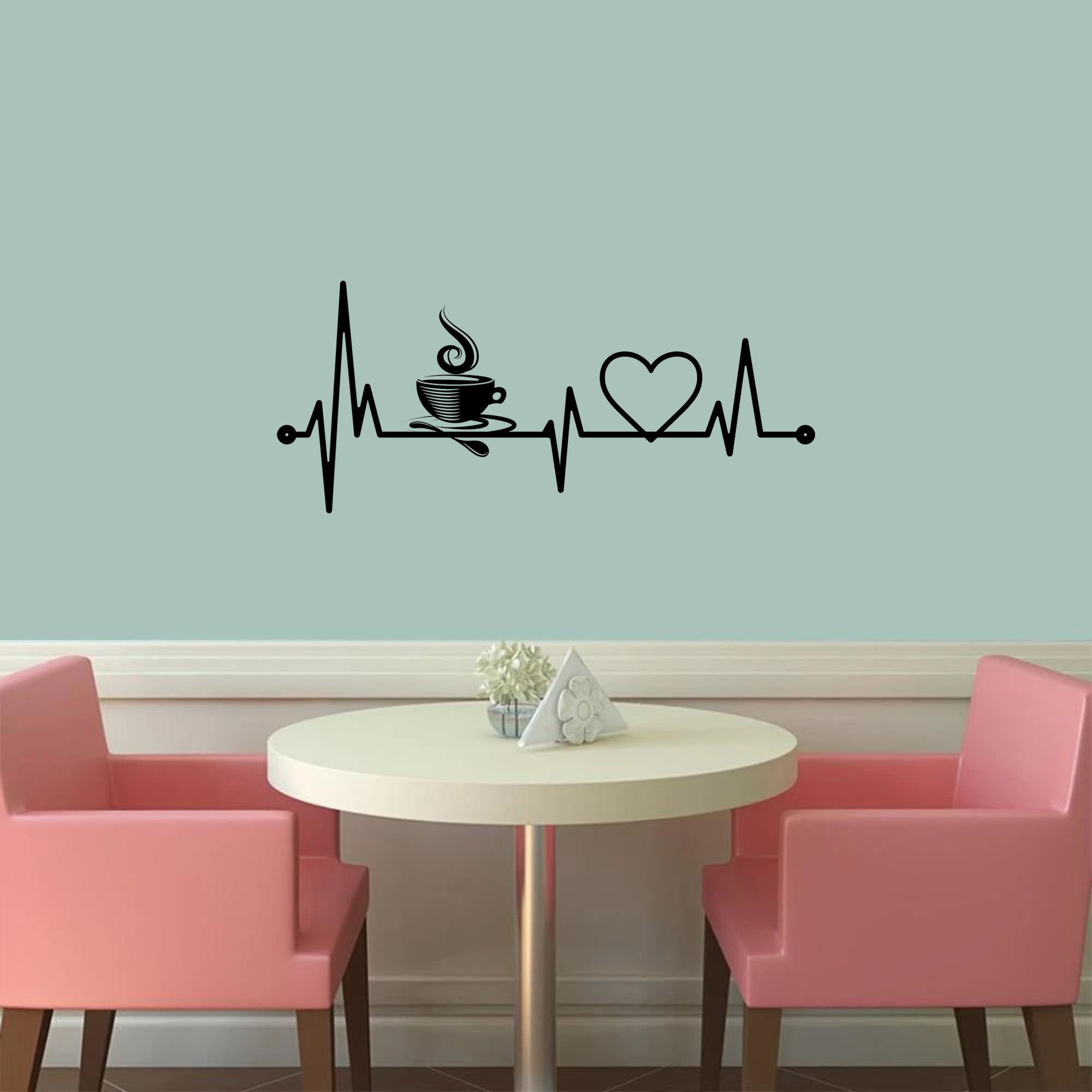 Heartbeat High Quality Wall Sticker