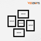 High Quality Photo Frame Wall Hanging Set of Five