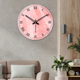 wooden silent wall clock