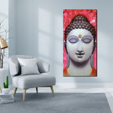 Lord Buddha Portrait Canvas Wall Painting