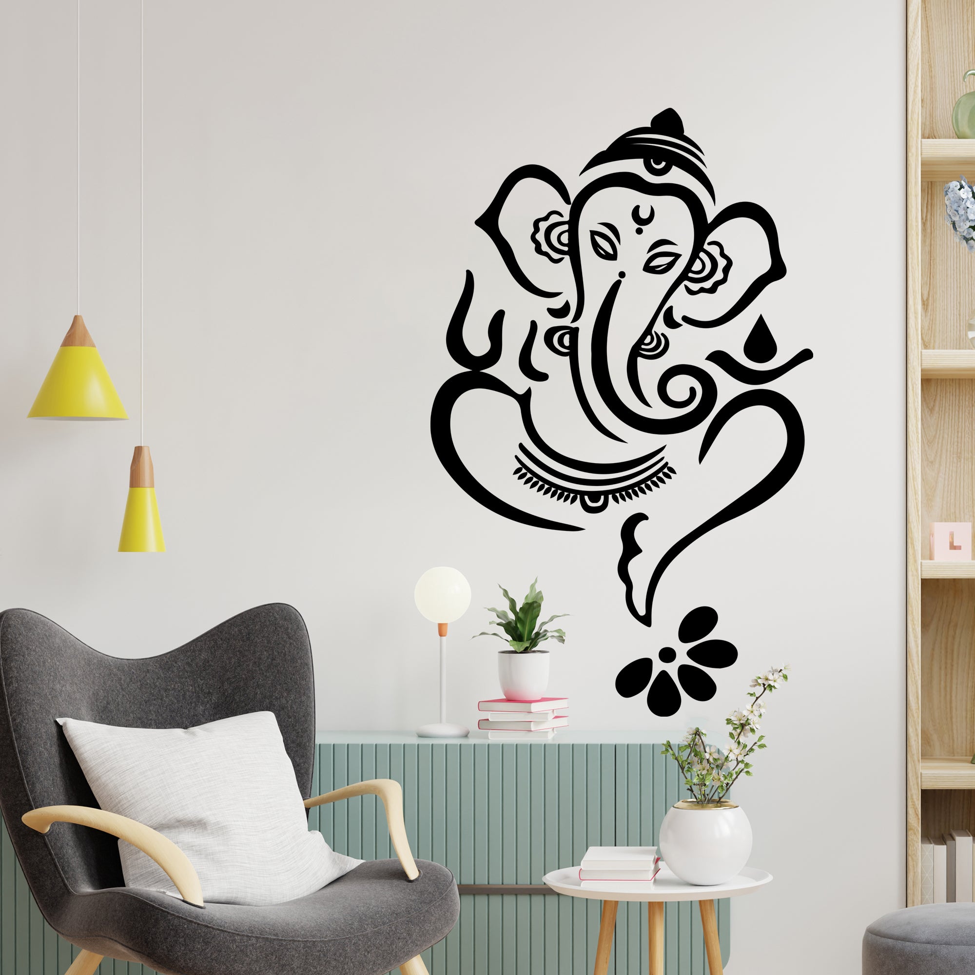 Lord Ganesha Wall Sticker for Home