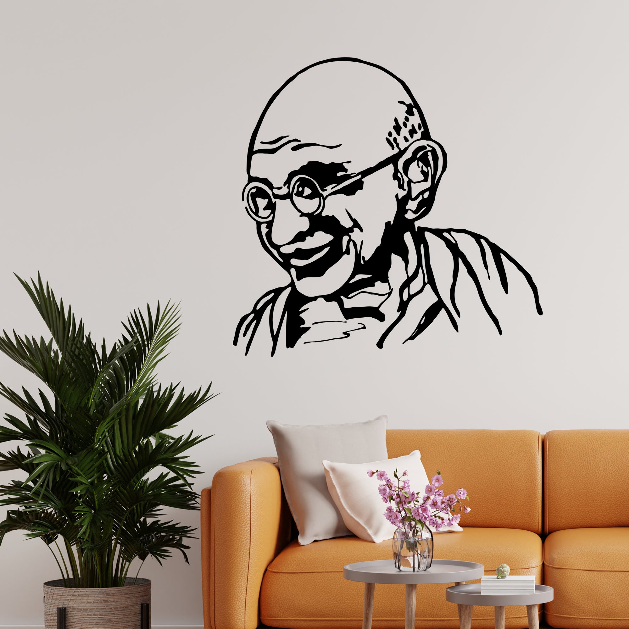  Gandhi Premium Quality Wall Sticker