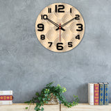 Mandala Pattern Printed Wooden Wall Clock