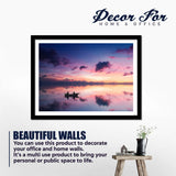 Framed Wall Painting of Beautiful Sunset View of Horizon