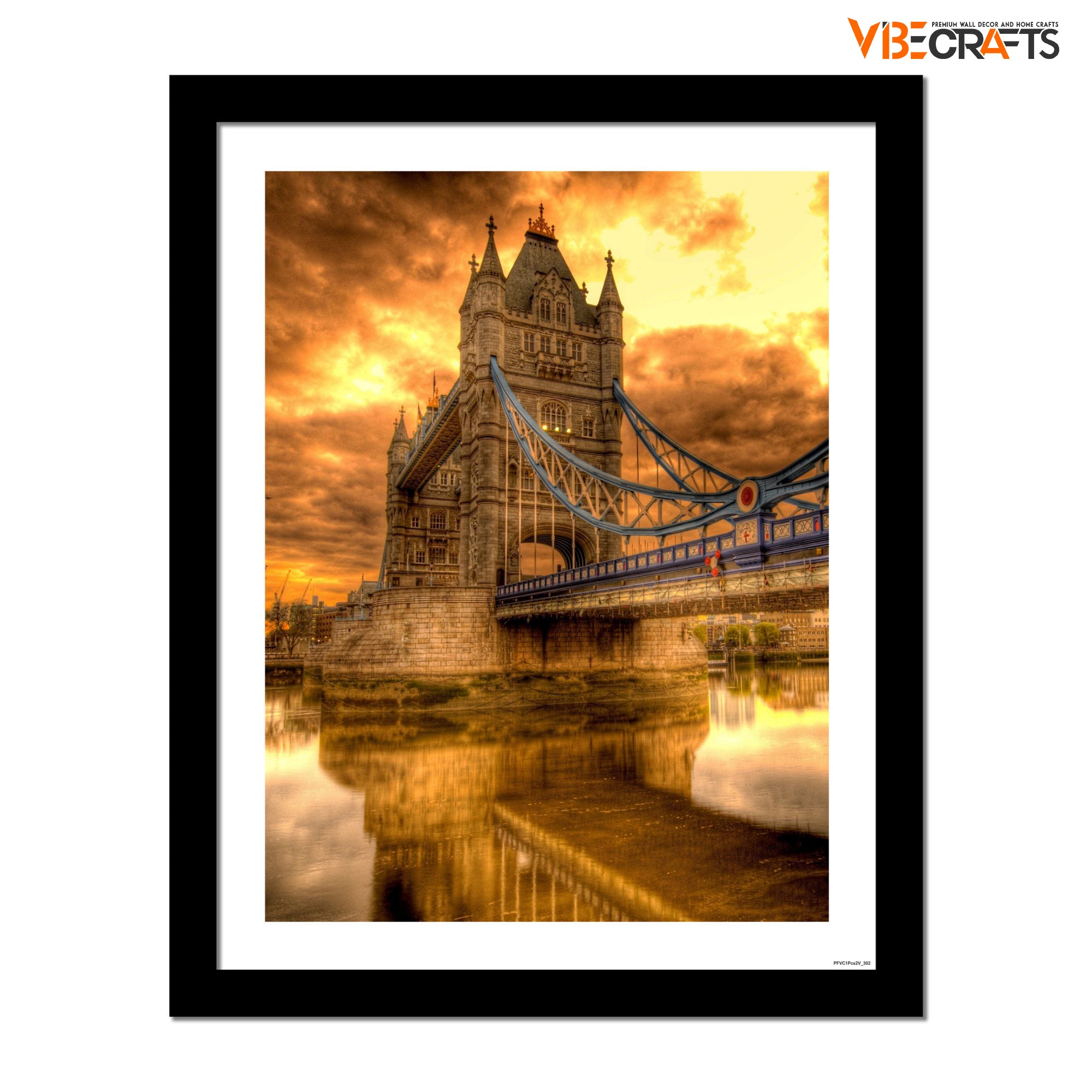 Beautiful Tower Bridge of London Premium Wall Frame Painting