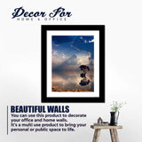 Beautiful View of Tree in the Lake Premium Wall Frame Painting