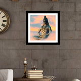 Premium Wall Frame Painting of Lord Shiva Sculpture