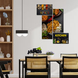 Premium Canvas Wall Painting for Kitchen of 4 Pieces