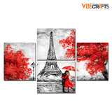 Premium 4 Pieces Wall Painting of Couple