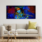 Krishna playing Flute Canvas wall Painting