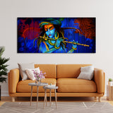 playing Flute Canvas wall Painting