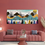 Modern Art Forest Premium Canvas wall Painting