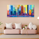 City Skyline Premium Canvas Wall Painting