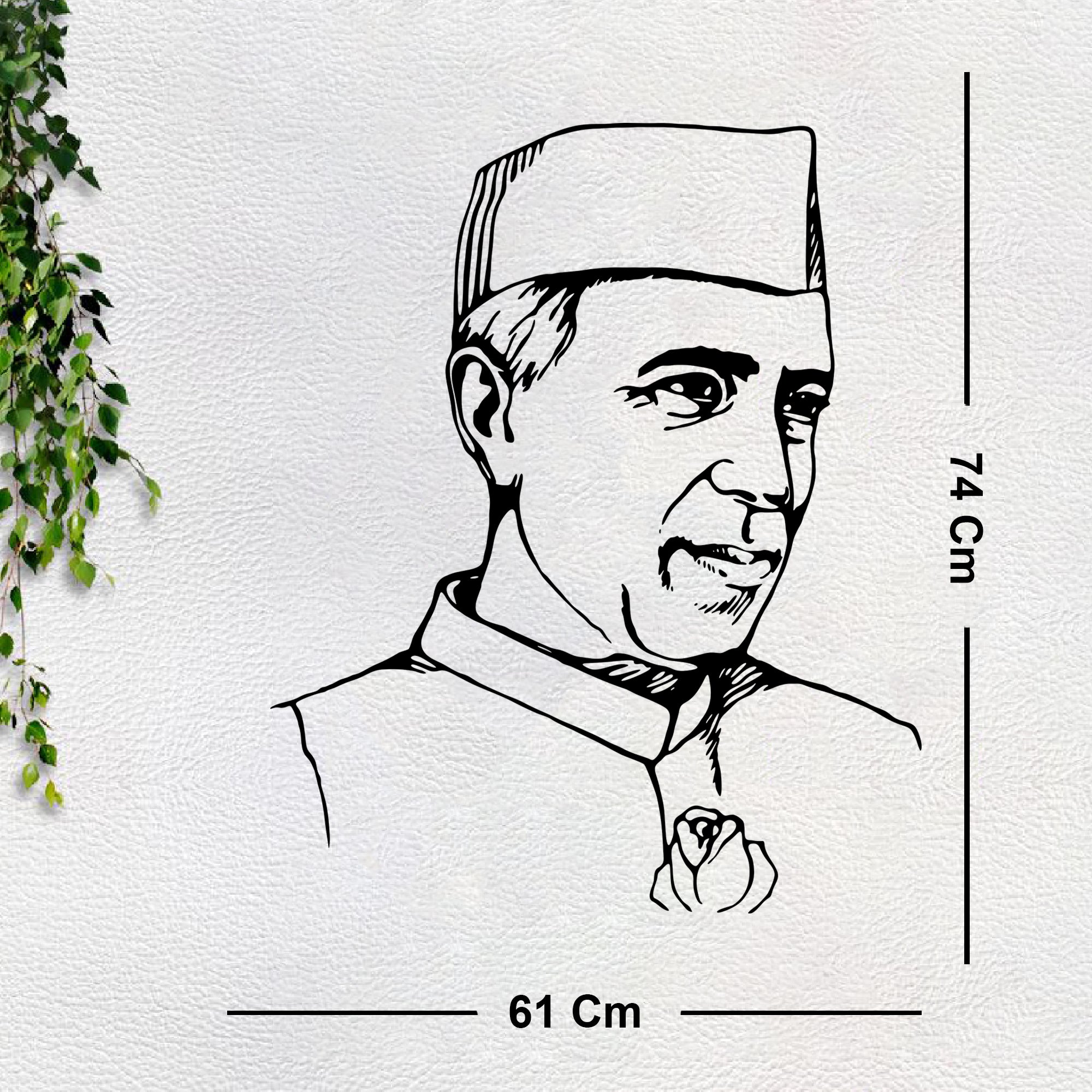 Jawaharlal nehru drawing - YouTube