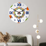 Patriotic Design Wooden Wall Clock