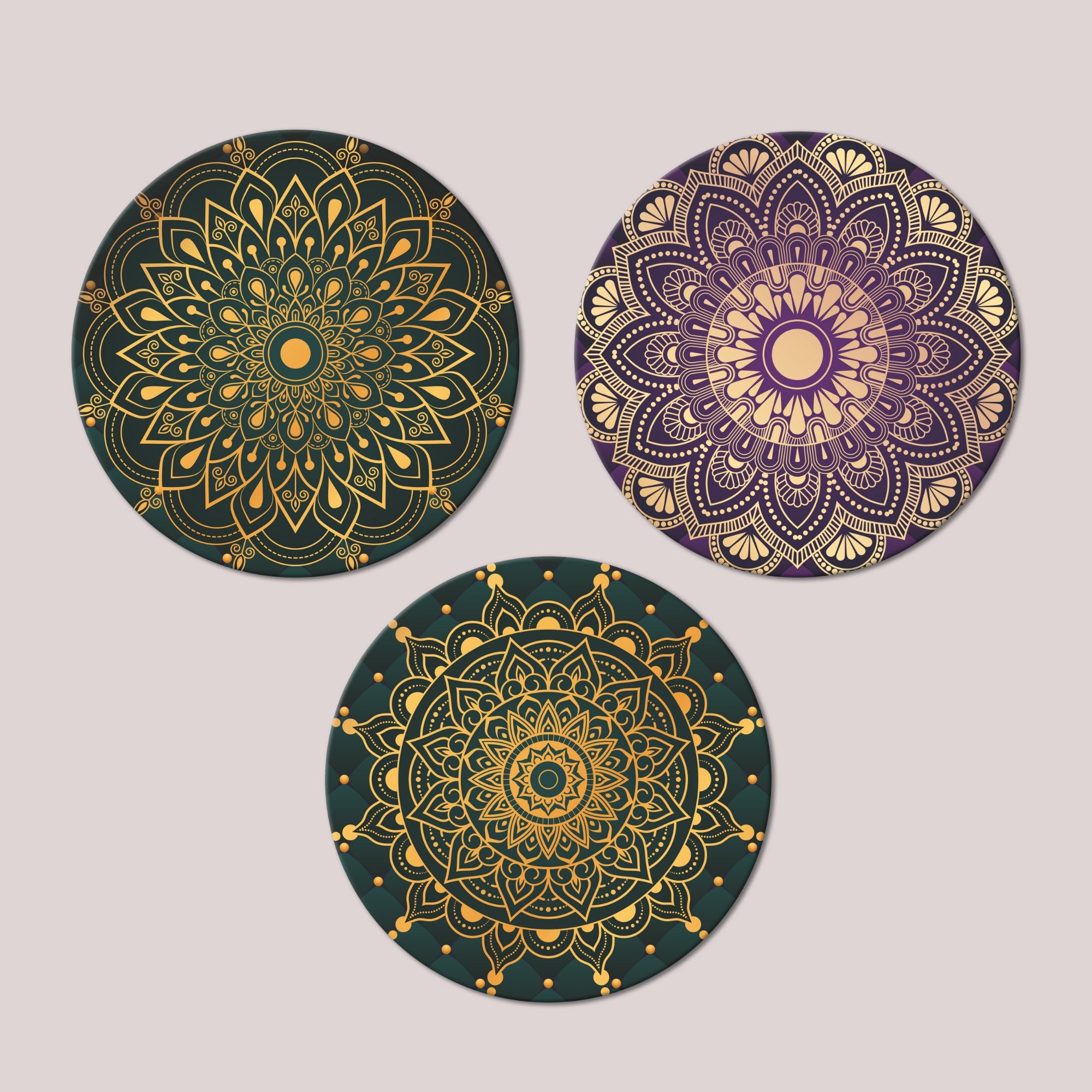 Mandala Pattern Design Round