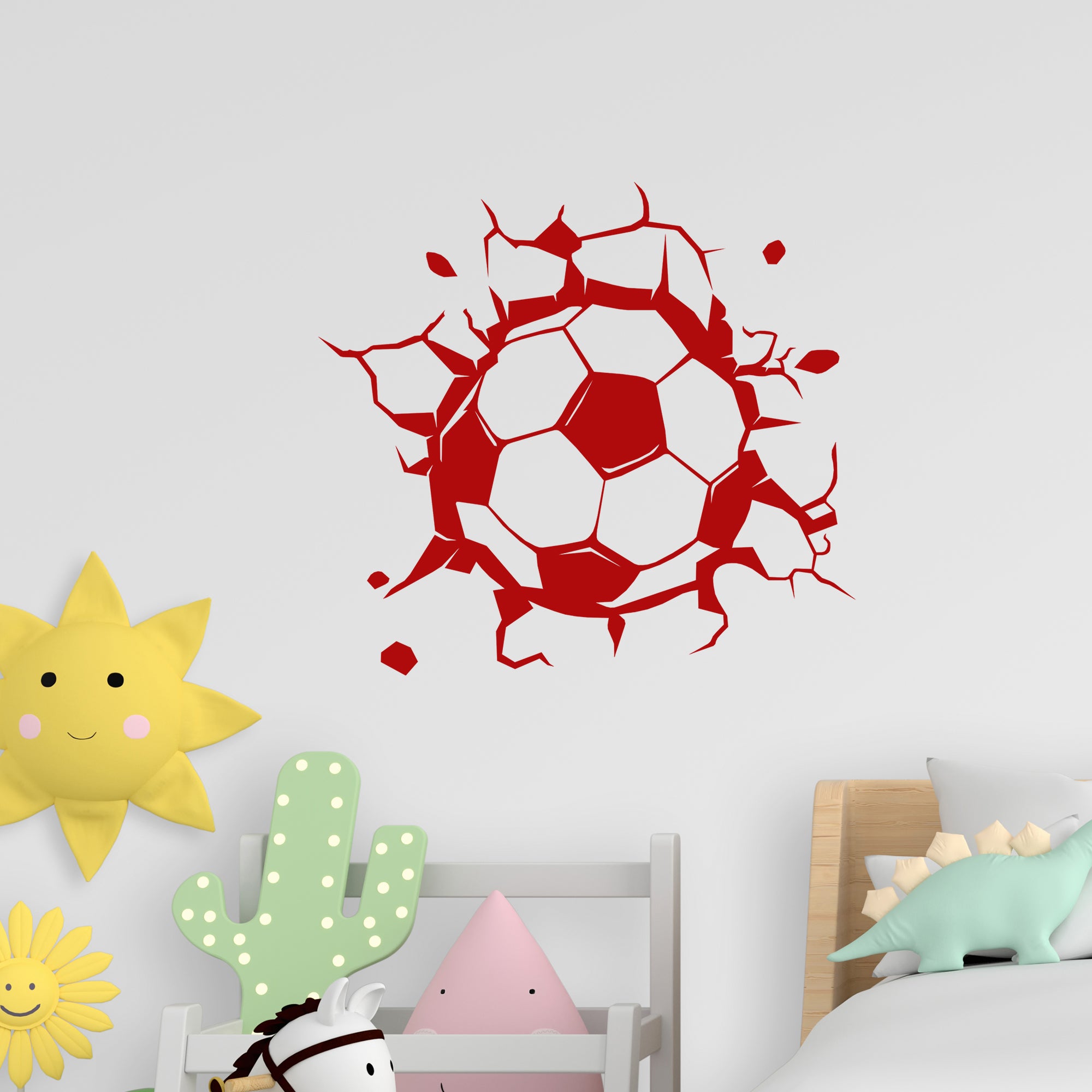 Soccer Ball Premium Quality Wall Sticker