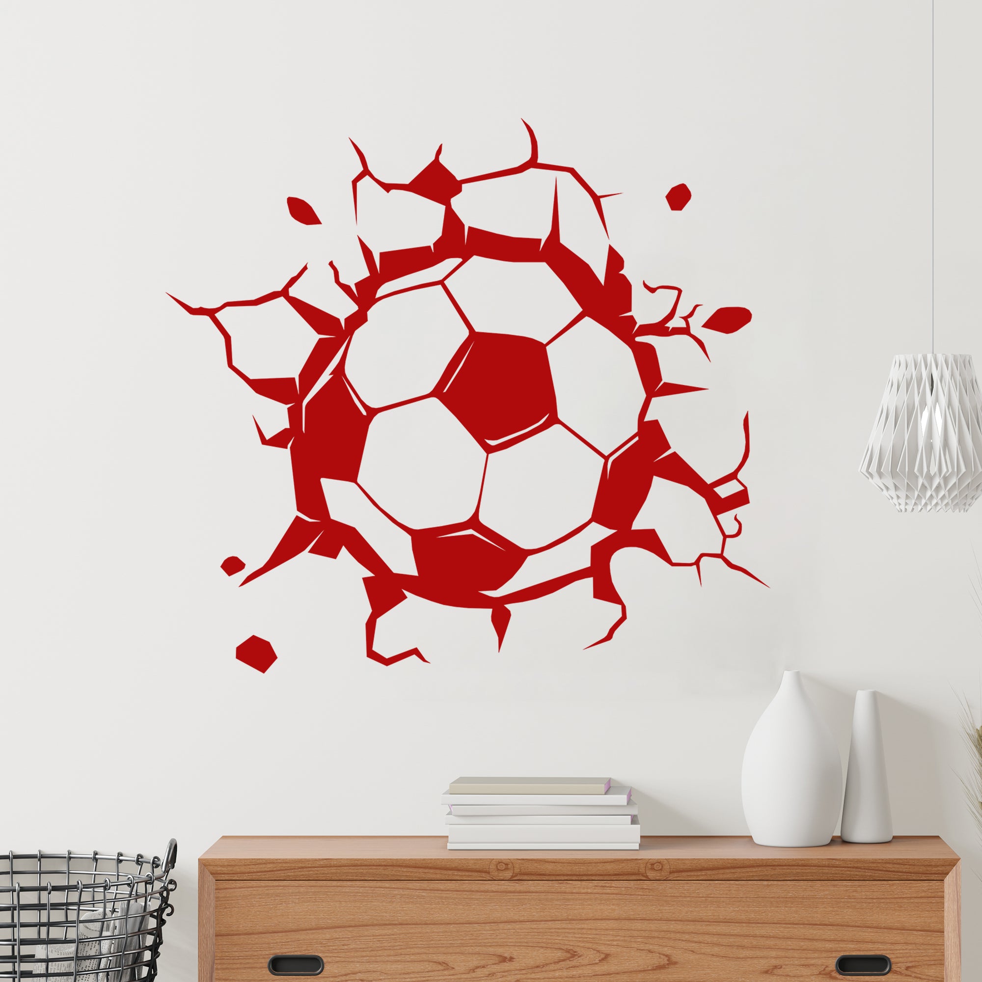 Soccer Ball Premium Quality Wall Sticker