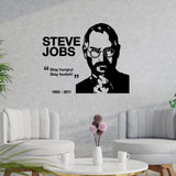 Steve Jobs High Quality Wall Sticker