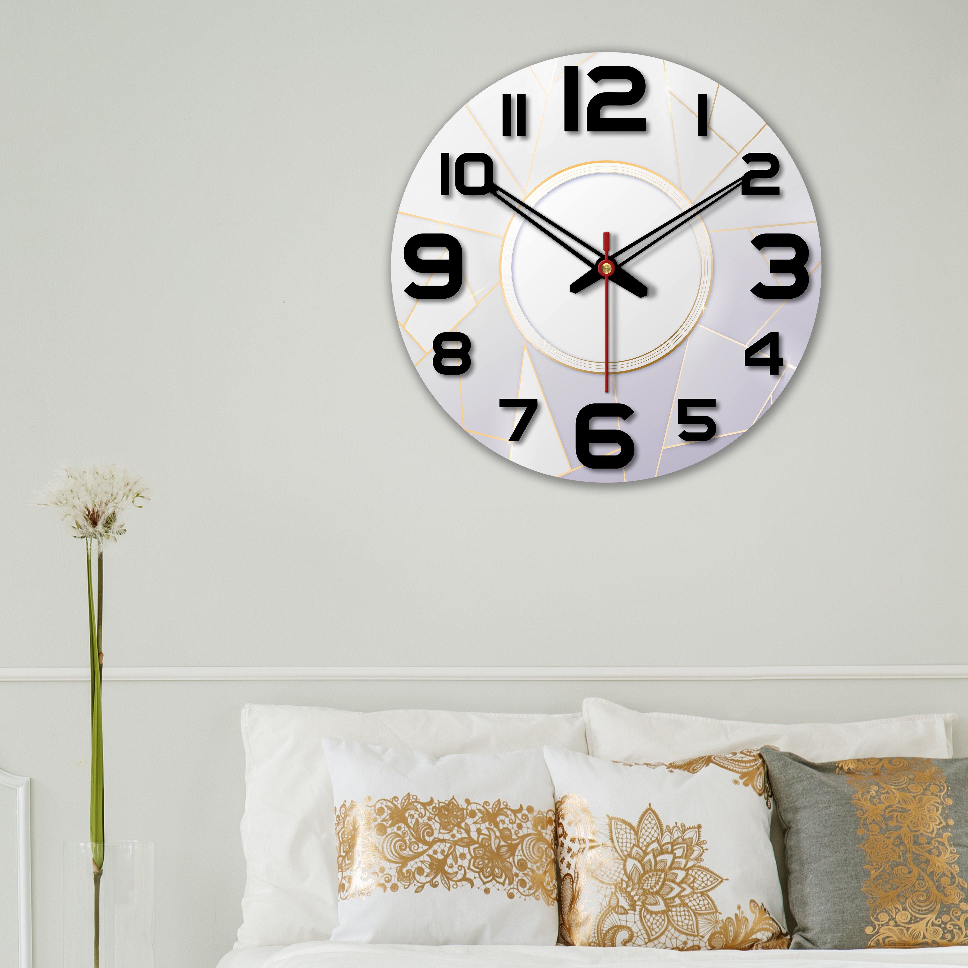 Unique Design Wooden Wall Clock