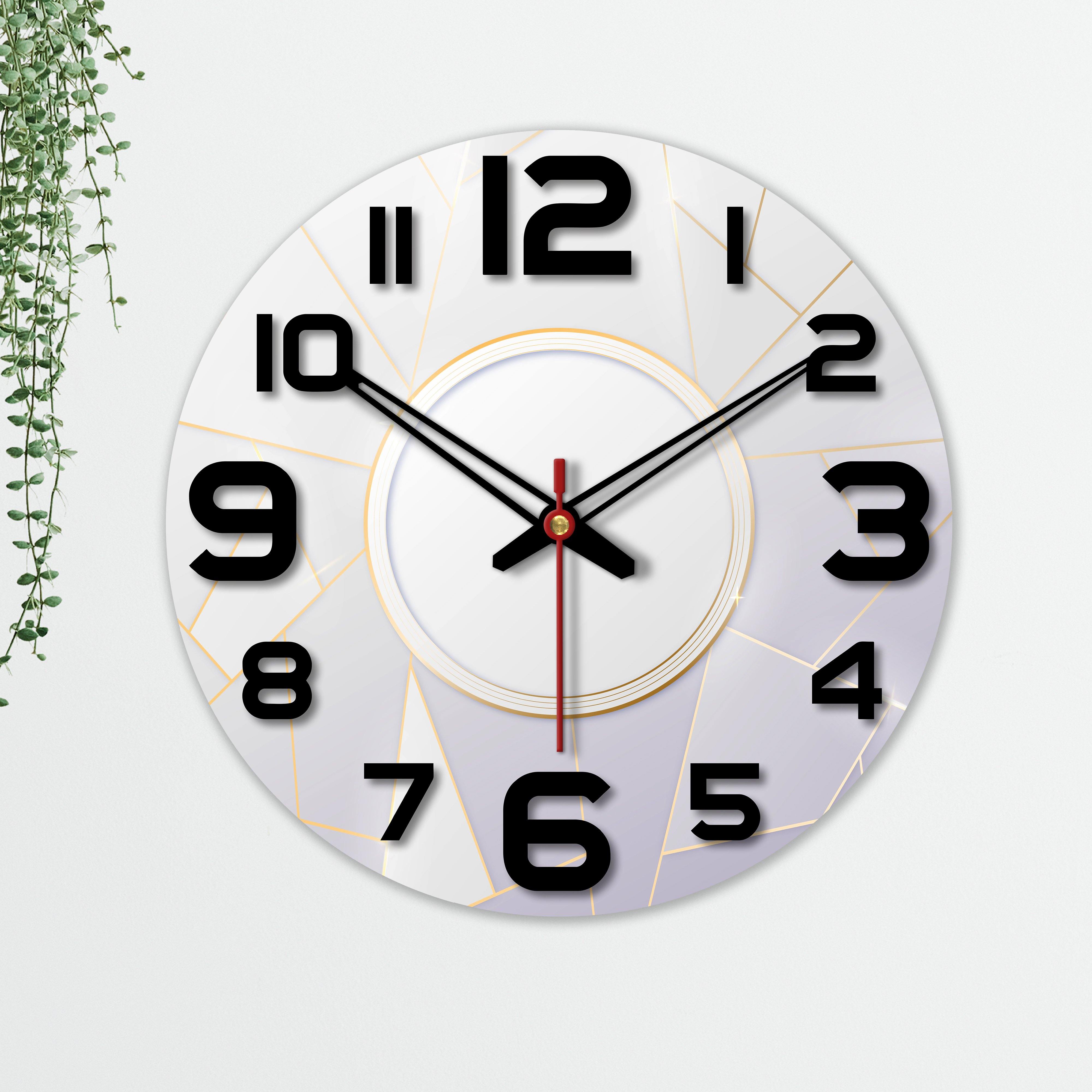 Unique Design Wooden Wall Clock