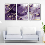 Unique Pattern Floating Canvas Wall Painting Set of Three