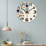 wall clock wooden design