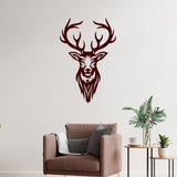 Beautiful Deer Head Premium Quality Wooden Wall Hanging - Vibecrafts