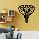 Beautiful Elephant Head Premium Quality Wooden Wall Hanging - Vibecrafts