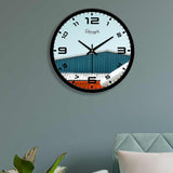 Beautiful Building Corner Designer Wall Clock