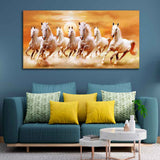  Seven Running Horses Canvas Big Wall Painting