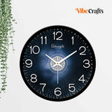 Circular Light Flashes Designer Wall Clock