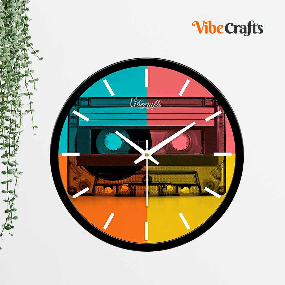Classic Caset Design Wall Clock