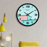 Design Building Texture Printed Wall Clock