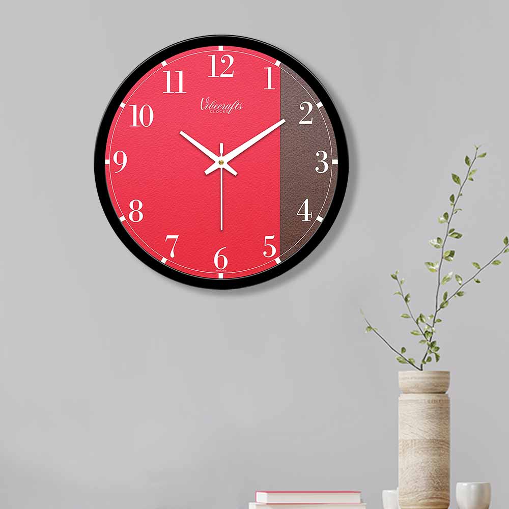 Pastel Color Dual Tone Designer Wall Clock