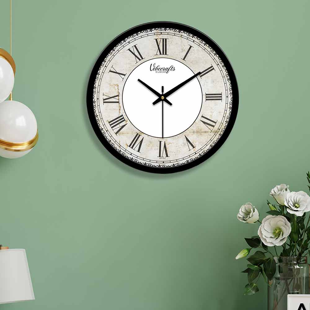 Roman Number Vintage Style Wall Clock