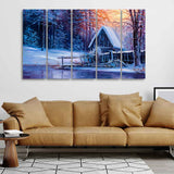 Winter Canvas Wall Painting