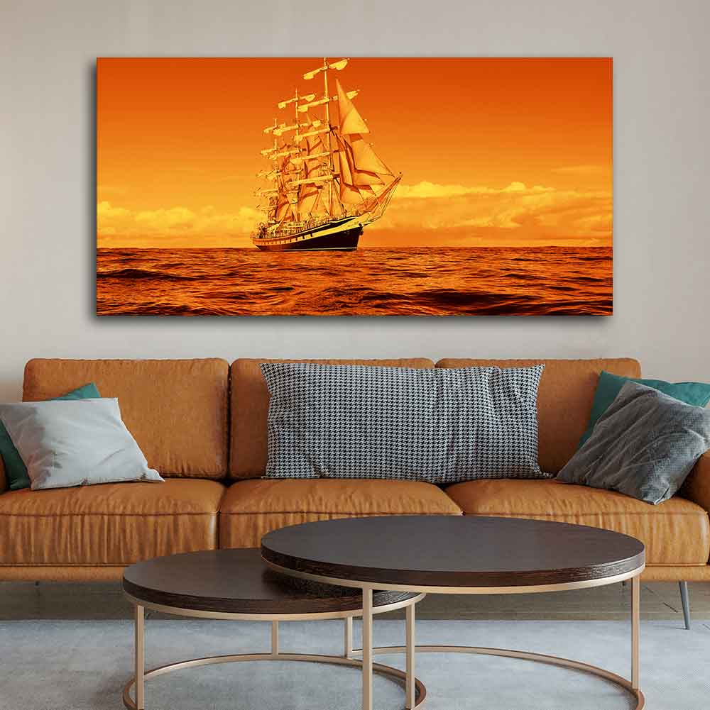 Golden Hour Premium Wall Painting