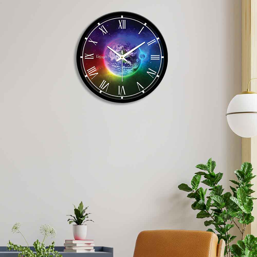 3D Earth Designer Wall Clock